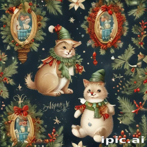 free printable vintage christmas images