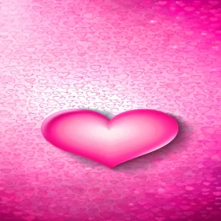 heart background pink