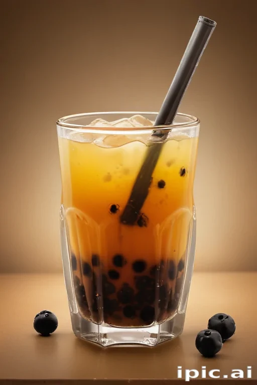 boba tea background