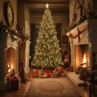 vintage merry christmas image