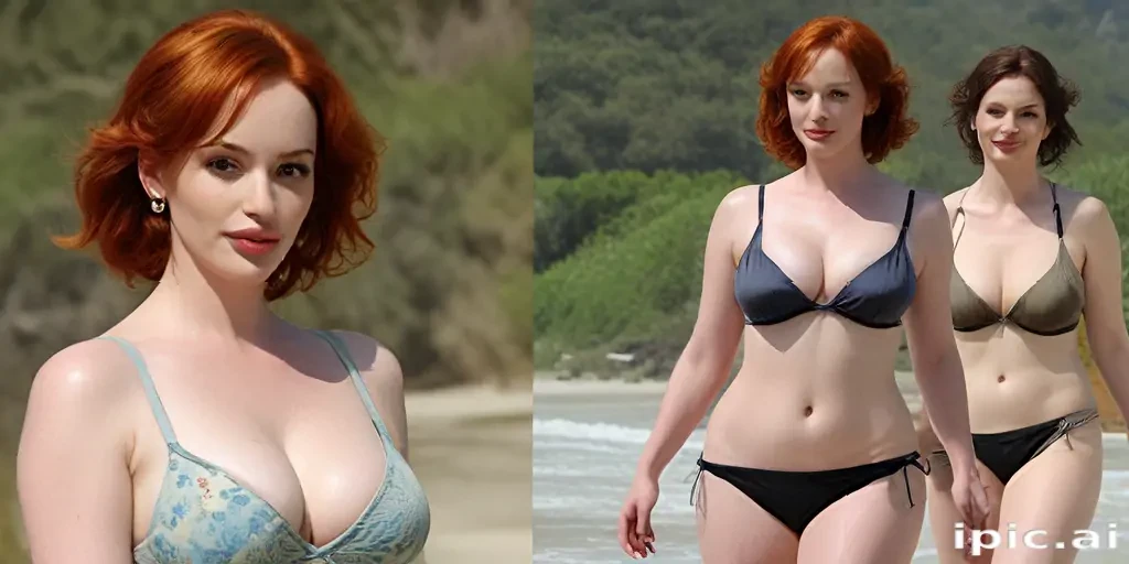 christina hendricks bikini pics