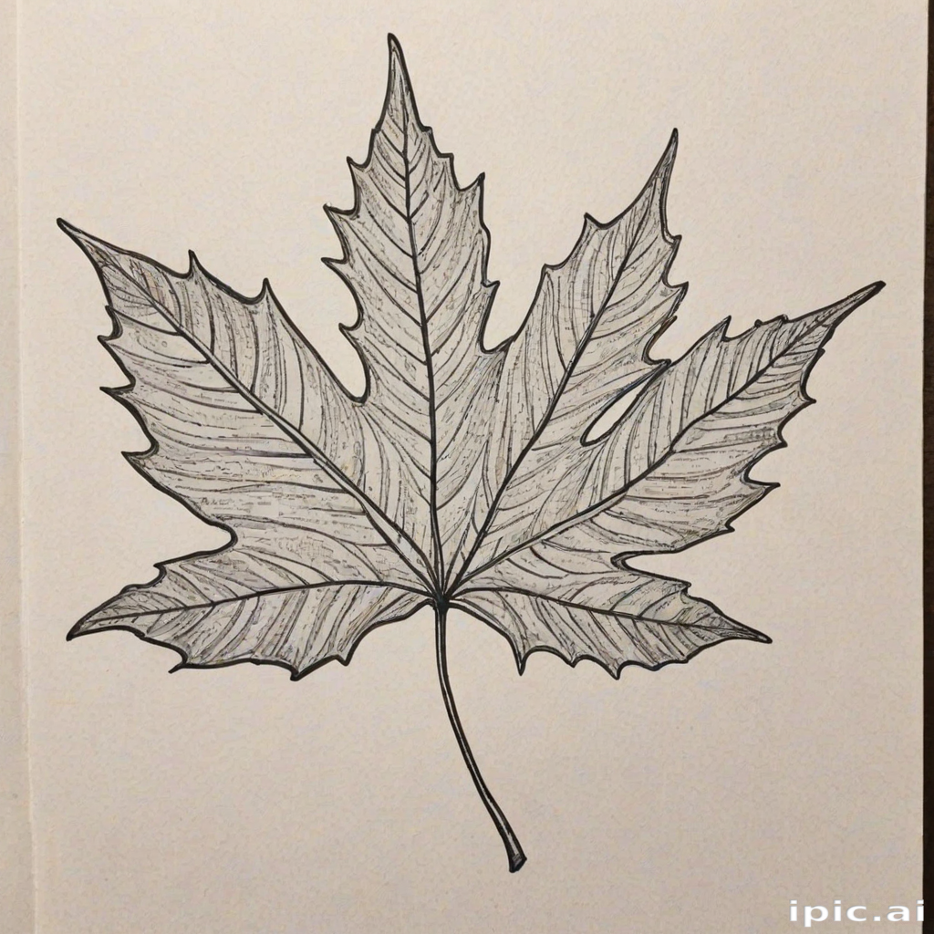 leaf doodle