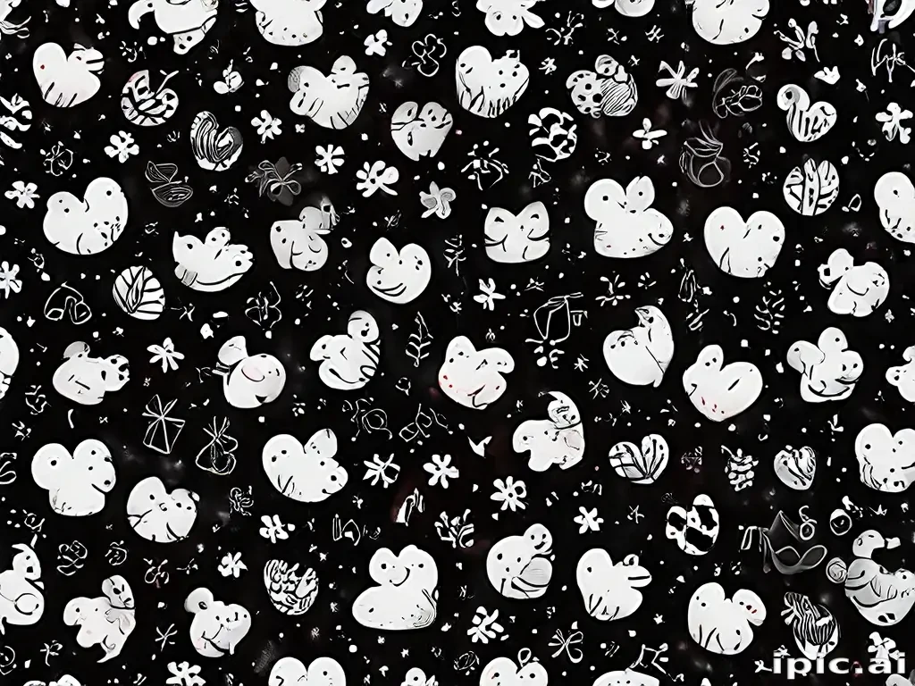 cute backgrounds black