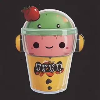 cute boba backgrounds