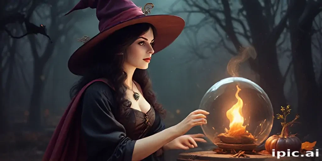 vintage witch art