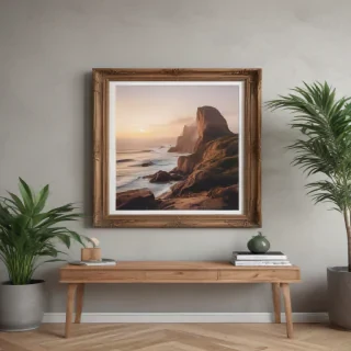 framed art mockup