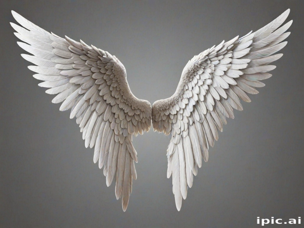 realistic angel wings png