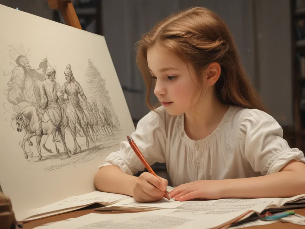 kids drawing