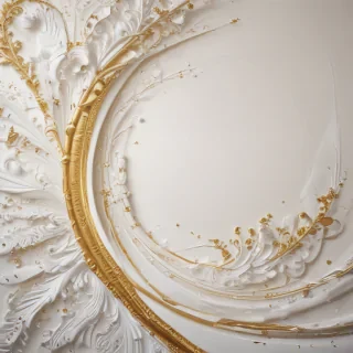 white & gold background
