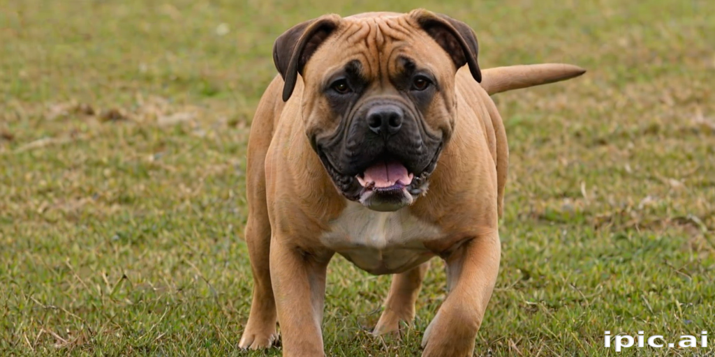 staffy bull bullmastiff