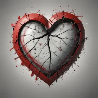 broken heart background