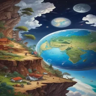 earth cartoon drawing