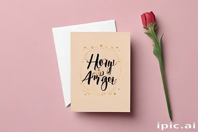 greeting card mockup