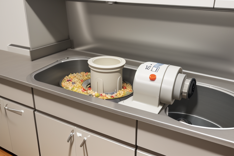 what is a continuous feed garbage disposal