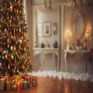 pretty christmas background