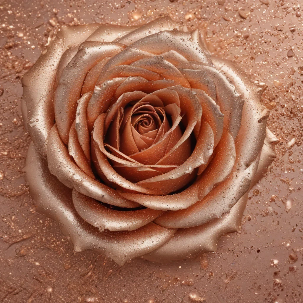 glitter rose gold background
