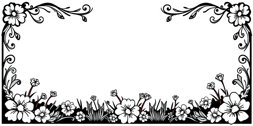 border clip art black and white