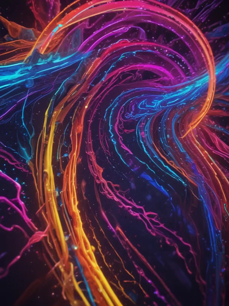 neon colorful background