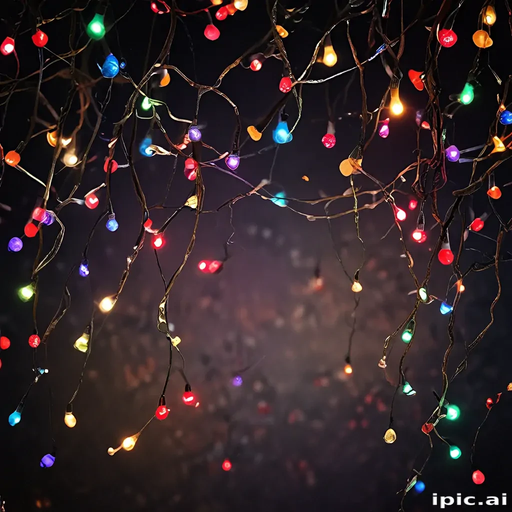 christmas lights iphone wallpaper