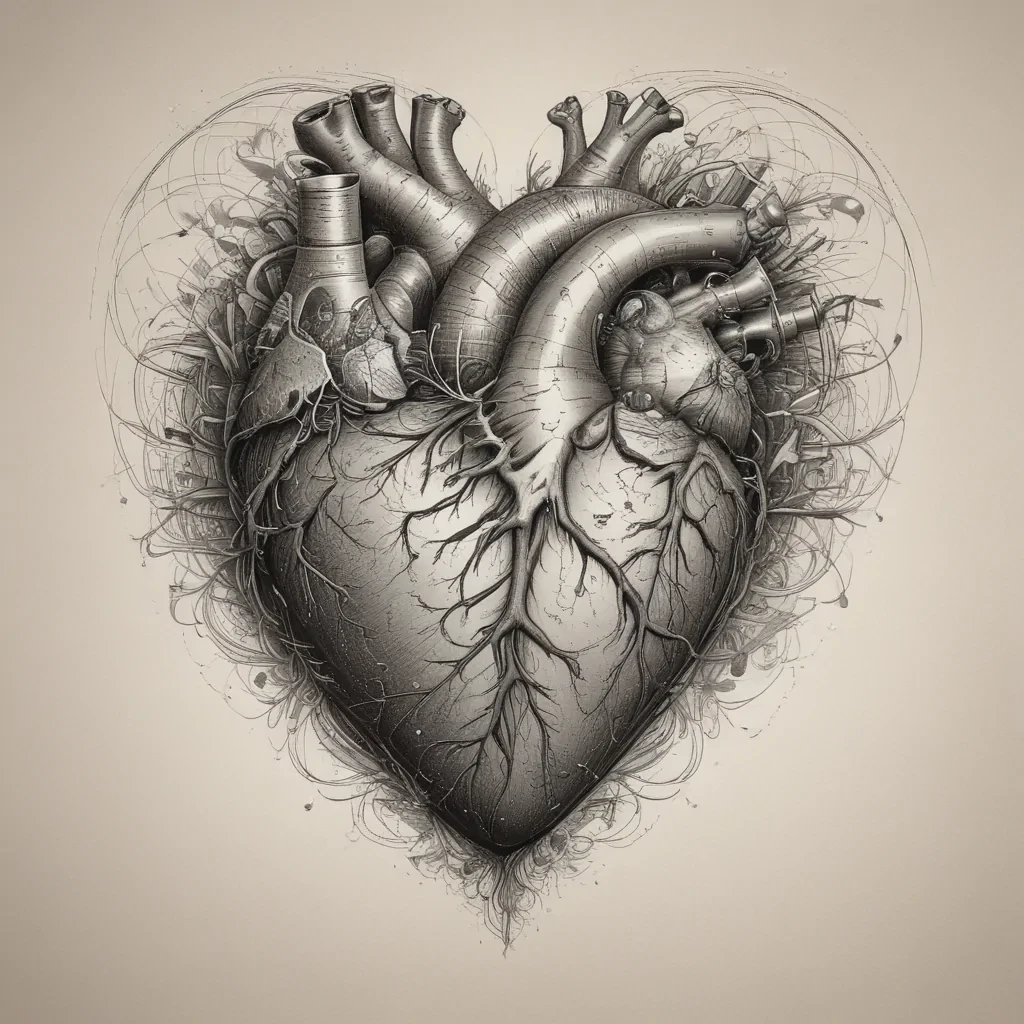 hand drawn heart