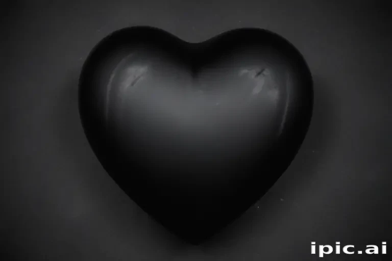 black heart aesthetic