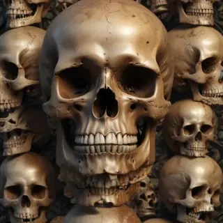 skull background