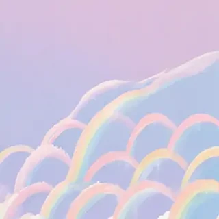 pastel rainbow png