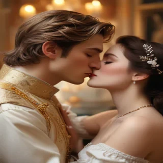 kissing aesthetic