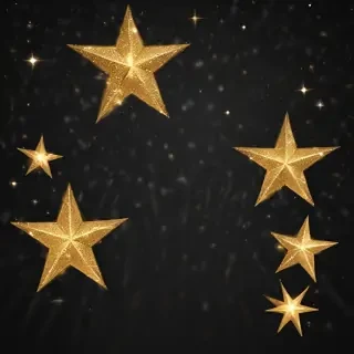 glittering stars png