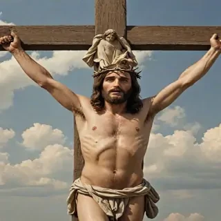 picture of jesus on the cross