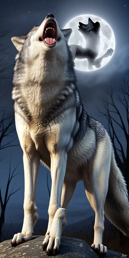 wolf howling