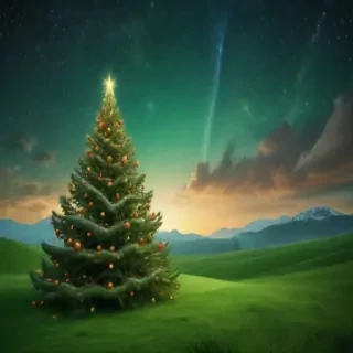 green christmas bg