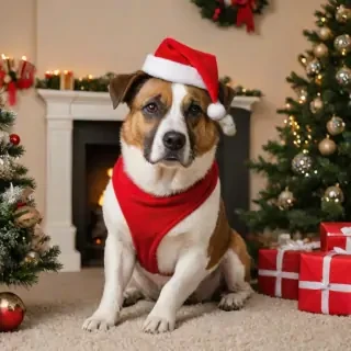 dog christmas photos