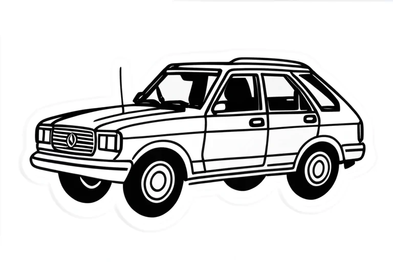 car doodle