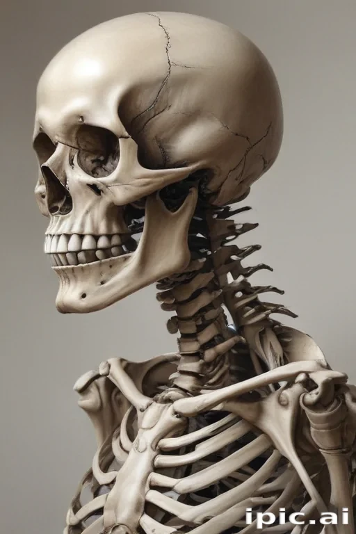 creative skeleton drawing art