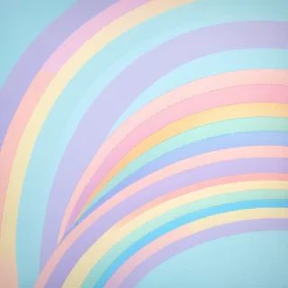 pastel rainbow