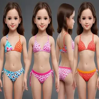 kids bikini ai