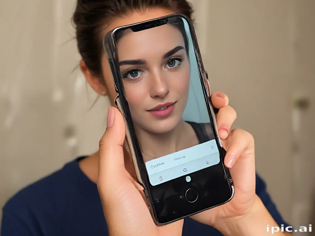 holding a phone
