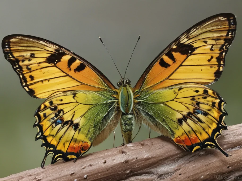 caterpillar to butterfly