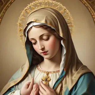 virgin mary clipart