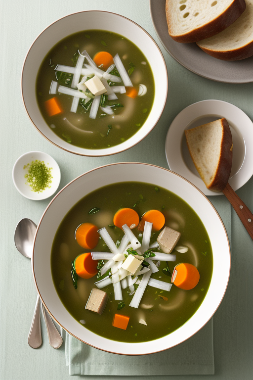soup with acini de pepe