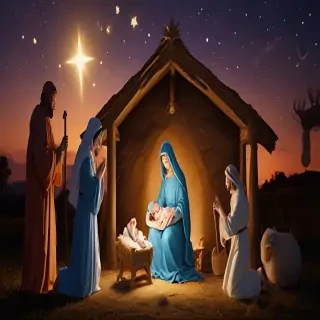 merry christmas nativity images free