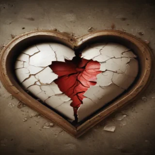 broken heart background