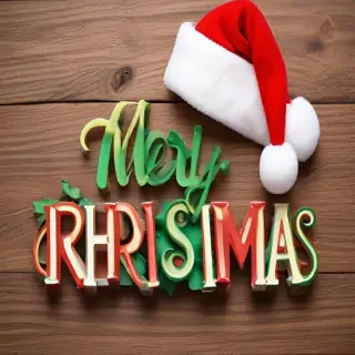text merry christmas png