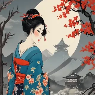 ukiyo e wallpaper