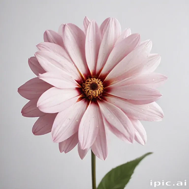flower with white background