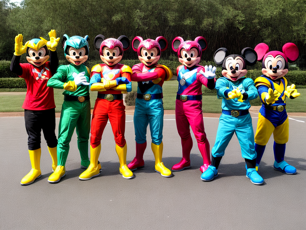 Mickey and Friends is Power Rangers