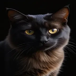 cat black png