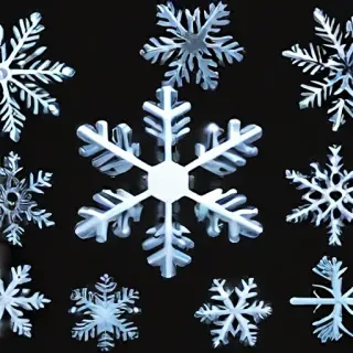 transparent snowflakes png