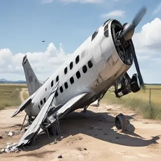 crashed plane png